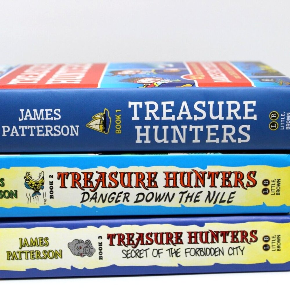 Treasure Hunters James Patterson Hardcover Books 1-3 Chapter Book  Little Brown